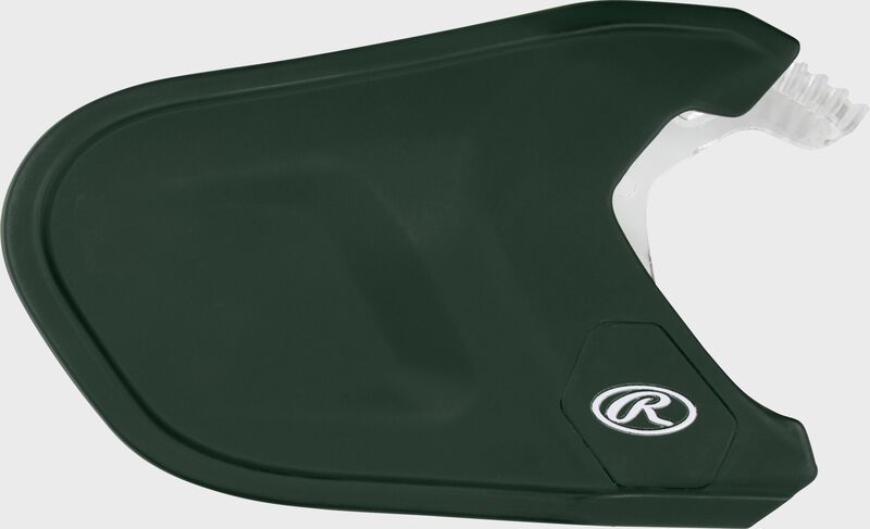 Rawlings Mach Adjust Rhb Matte Jaw Guard  - Dark Green