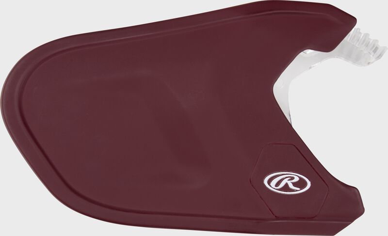 Rawlings Mach Adjust Rhb Matte Jaw Guard  - Maroon