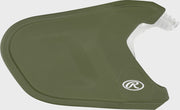 Rawlings Mach Adjust Rhb Matte Jaw Guard  - Military Green