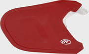 Rawlings Mach Adjust Rhb Matte Jaw Guard  - Scarlet