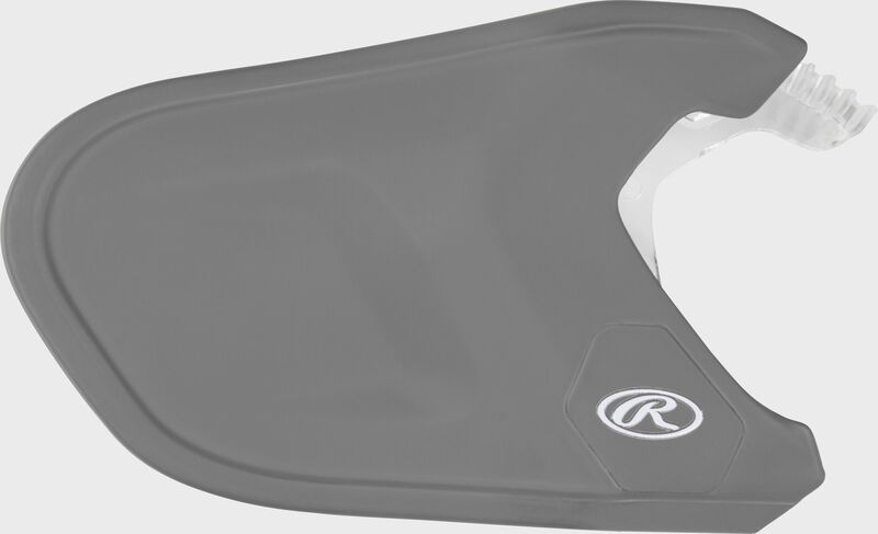 Rawlings Mach Adjust Rhb Matte Jaw Guard  - Silver