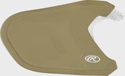 Rawlings Mach Adjust Rhb Matte Jaw Guard  - Vegas Gold
