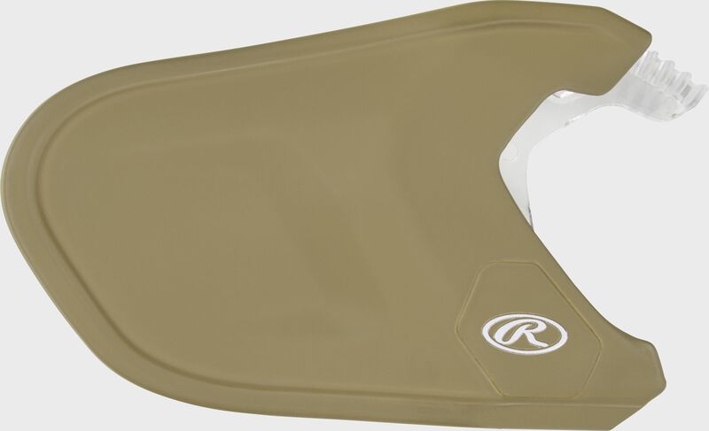 Rawlings Mach Adjust Rhb Matte Jaw Guard  - Vegas Gold