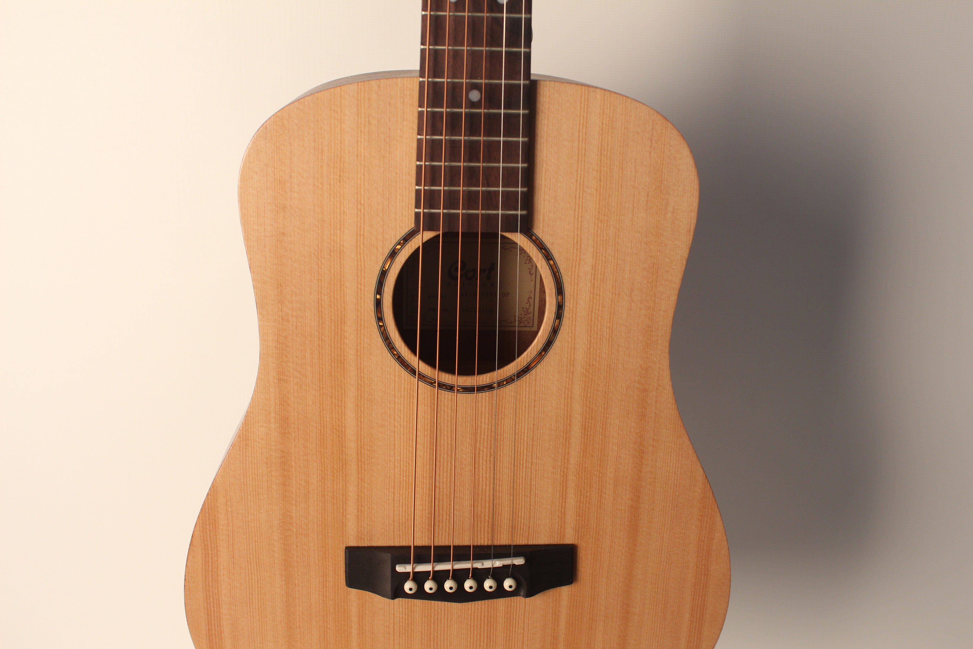 Cort ADMINIOP Standard Series Acoustic Dreadnought 3/4 Size Guitar. Open Pore