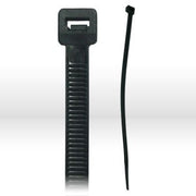 Cable Tie, 14" Heavy Duty Ties 120 lbs UV Black 9mm Wide. 100 Per Pack 20 Packs Per Case