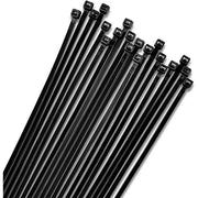 Heavy Duty Cable Tie, Length: 18", Tensile Strength: 120 lbs, Color: UV Black Nylon, Width: 0.30", Max. Bundle Diameter: 5.0", Package Quantity: 50   20 packs per case