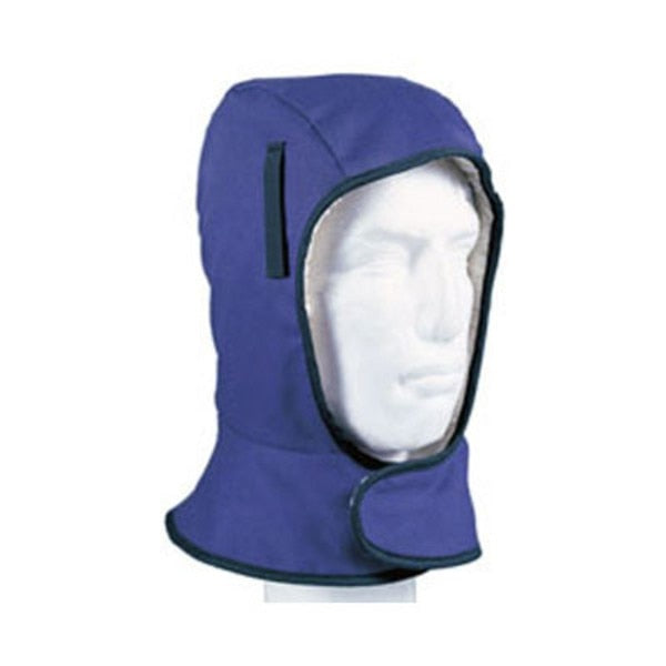 Winter Liner, Type: Heavy Duty, Color: Navy Blue, Style: Twill Outer Layer & Sherpa thermal lining w/ full neck flap for severe cold protection