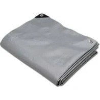 Alliance Super Duty Tarp, Type: Poly tarpaulins super duty with plastic corner sleeve, Weave: 14x14, Gauge: 10 mil, Size: 20 X 20, Color: Silver