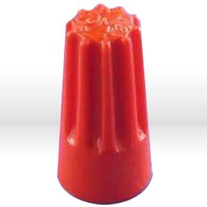 Wire Nut, min 3 #20 max 3 #16+ 1 # 18 orange, 100/PK, 20PK/CS