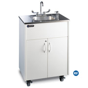 Premier S1 Portable Sink - White/Stainless Top - 26"W x 17.75"D x 37.5"H