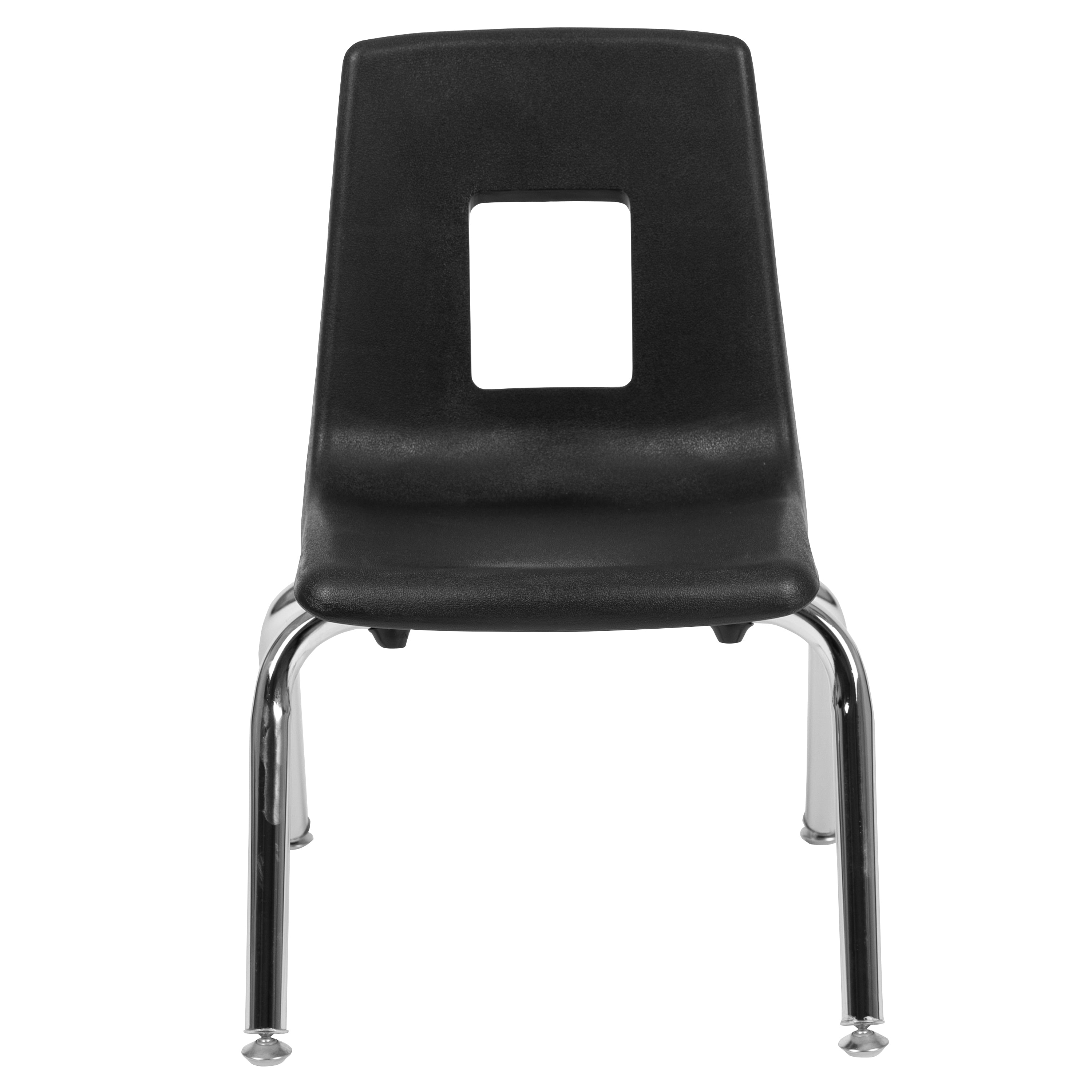 Mickey Advantage Black Student Stack School Chair - 12-inch