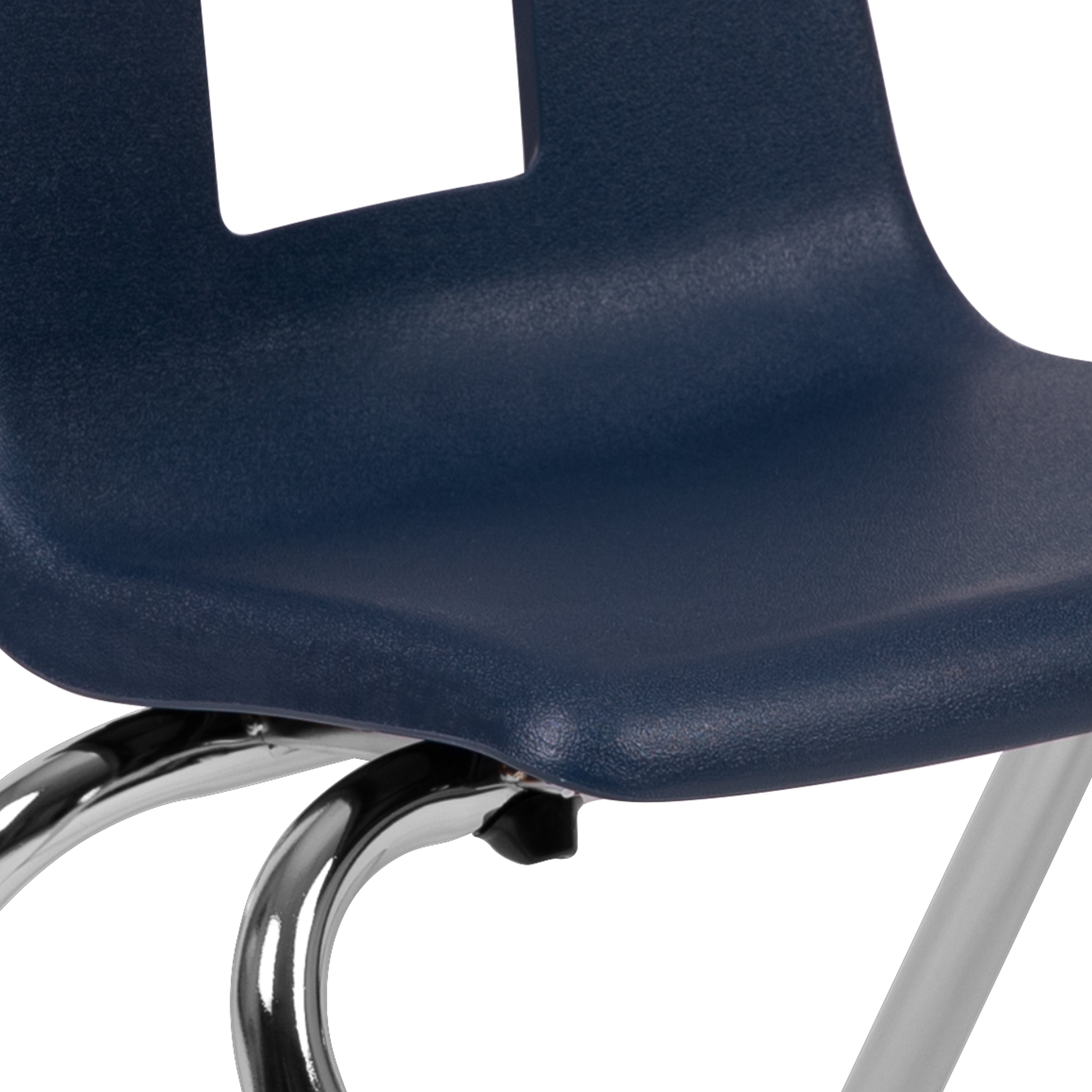 Mickey Advantage Navy Student Stack School Chair - 12-inch