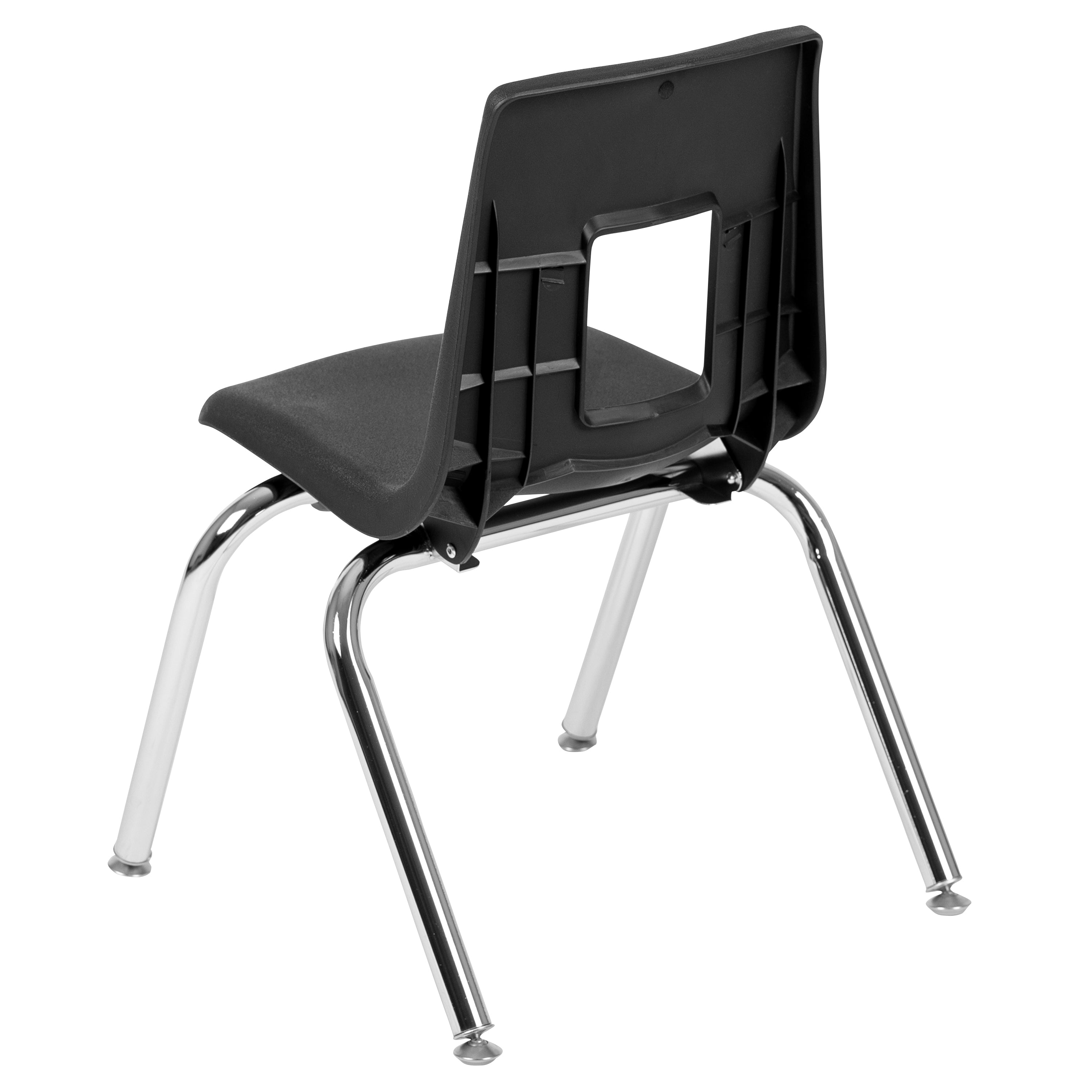 Mickey Advantage Black Student Stack School Chair - 14-inch