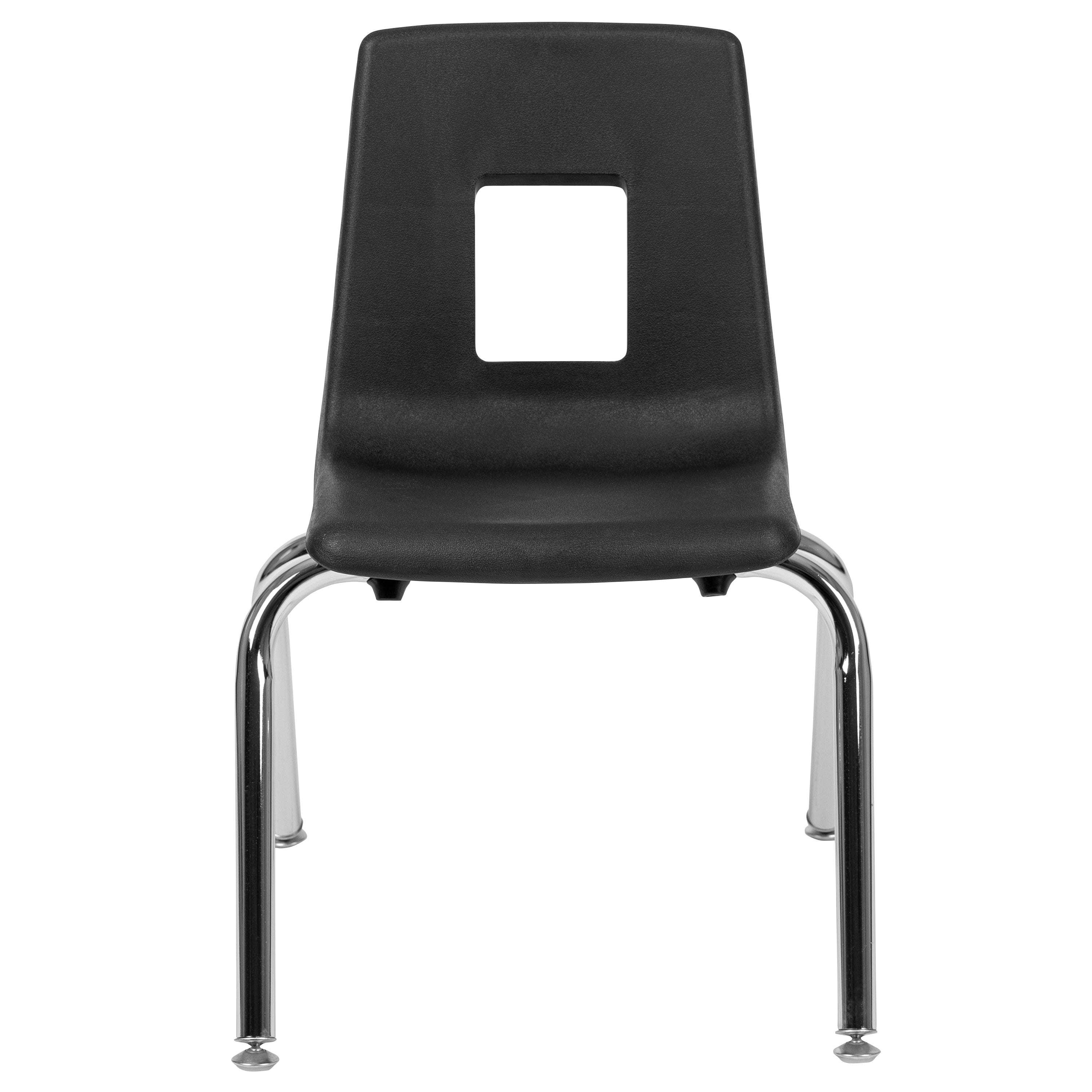 Mickey Advantage Black Student Stack School Chair - 14-inch