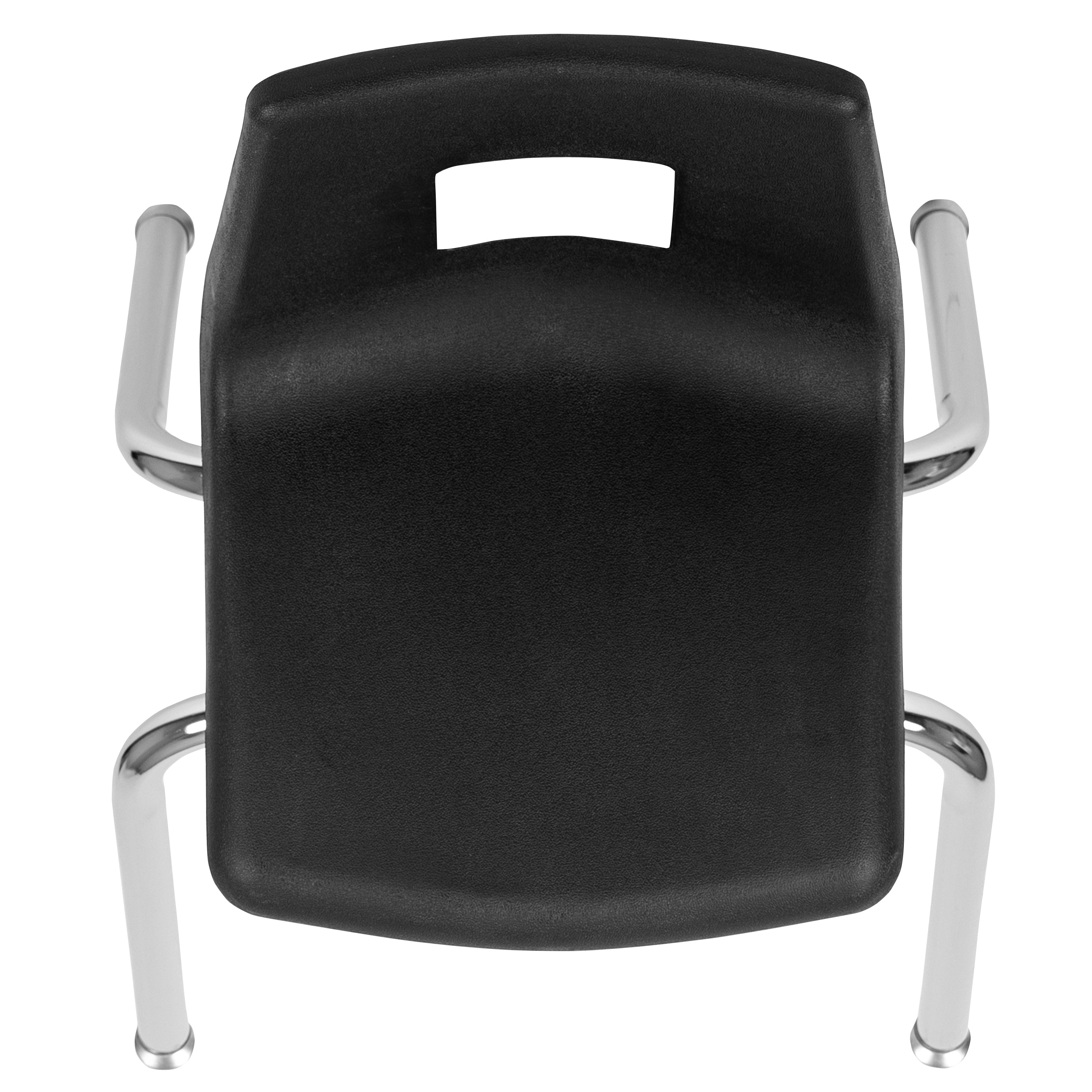Mickey Advantage Black Student Stack School Chair - 14-inch