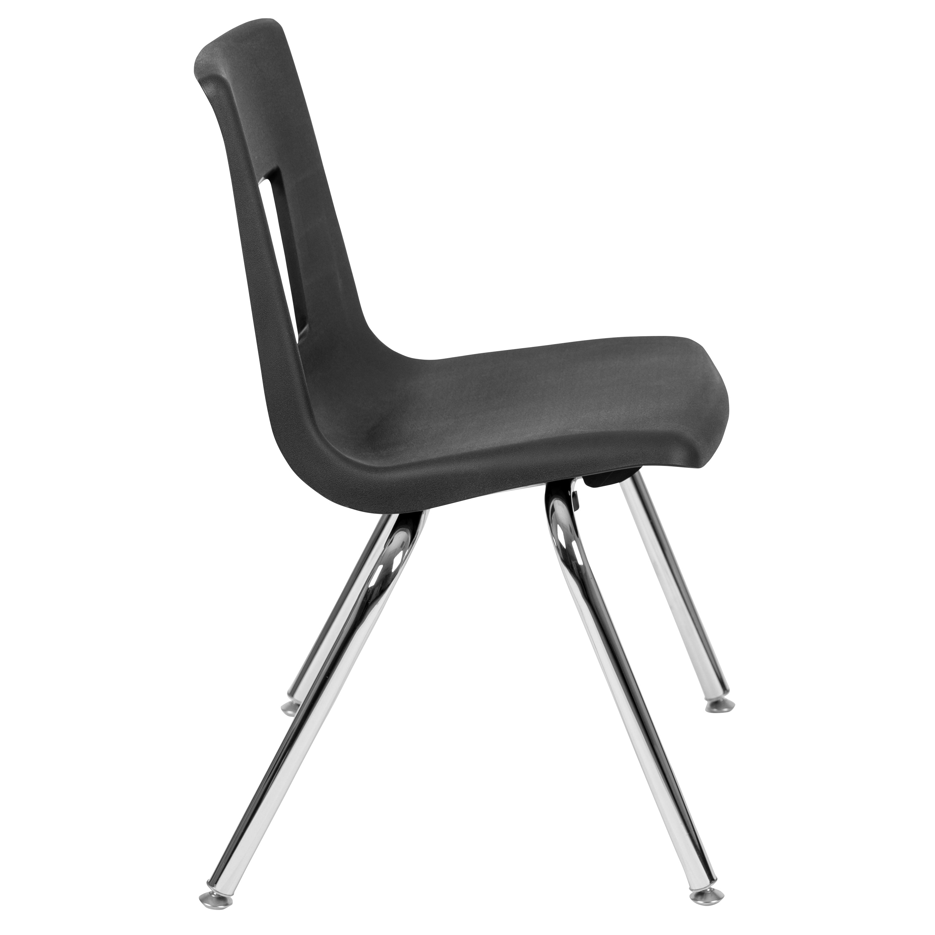 Mickey Advantage Black Student Stack School Chair - 16-inch
