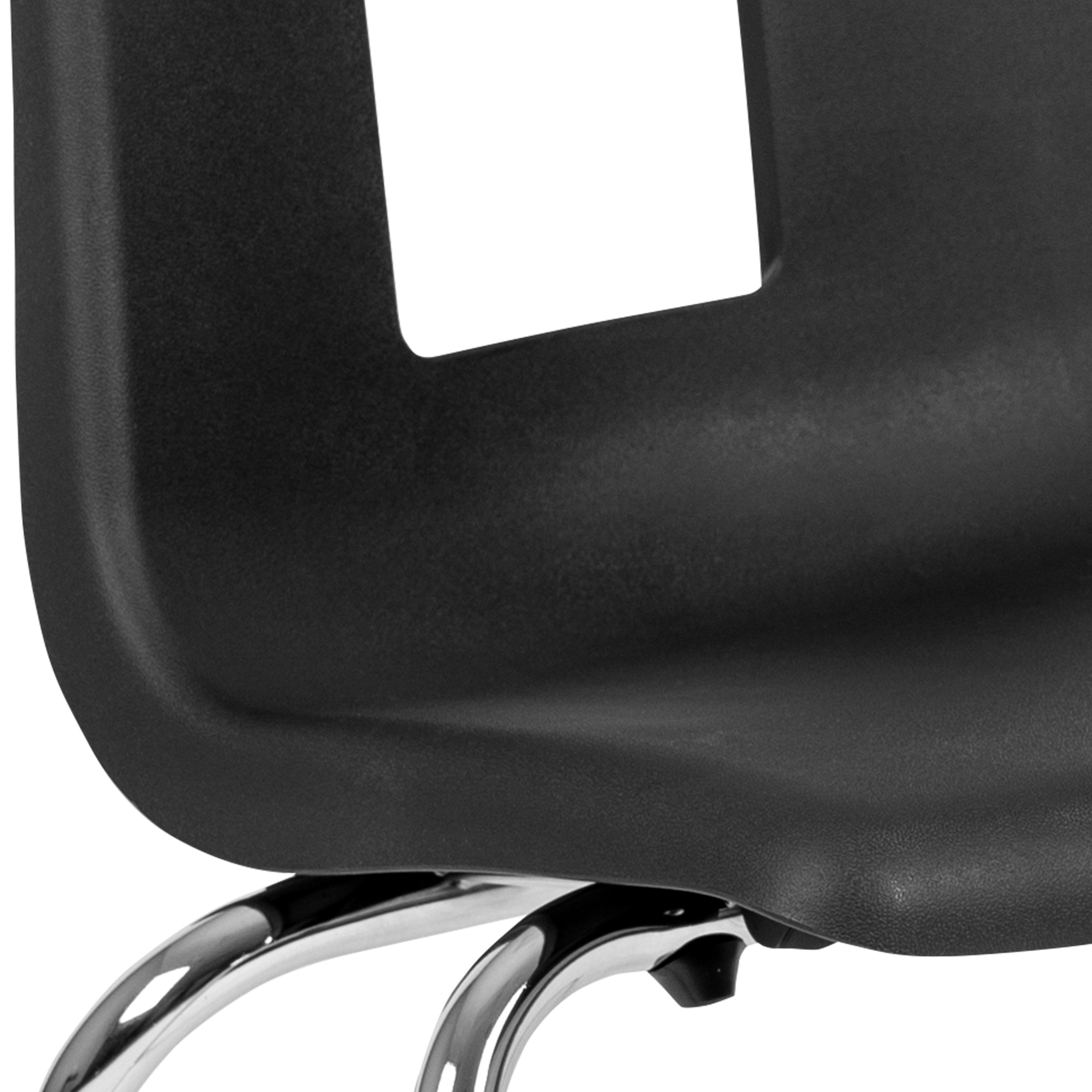 Mickey Advantage Black Student Stack School Chair - 16-inch