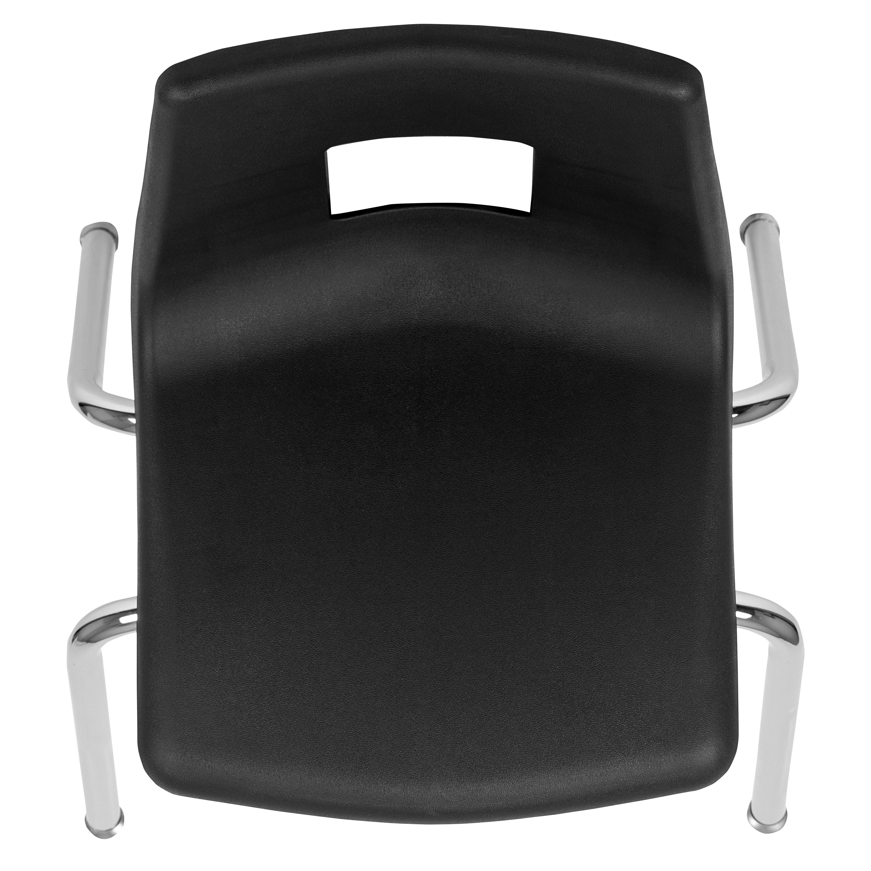 Mickey Advantage Black Student Stack School Chair - 16-inch