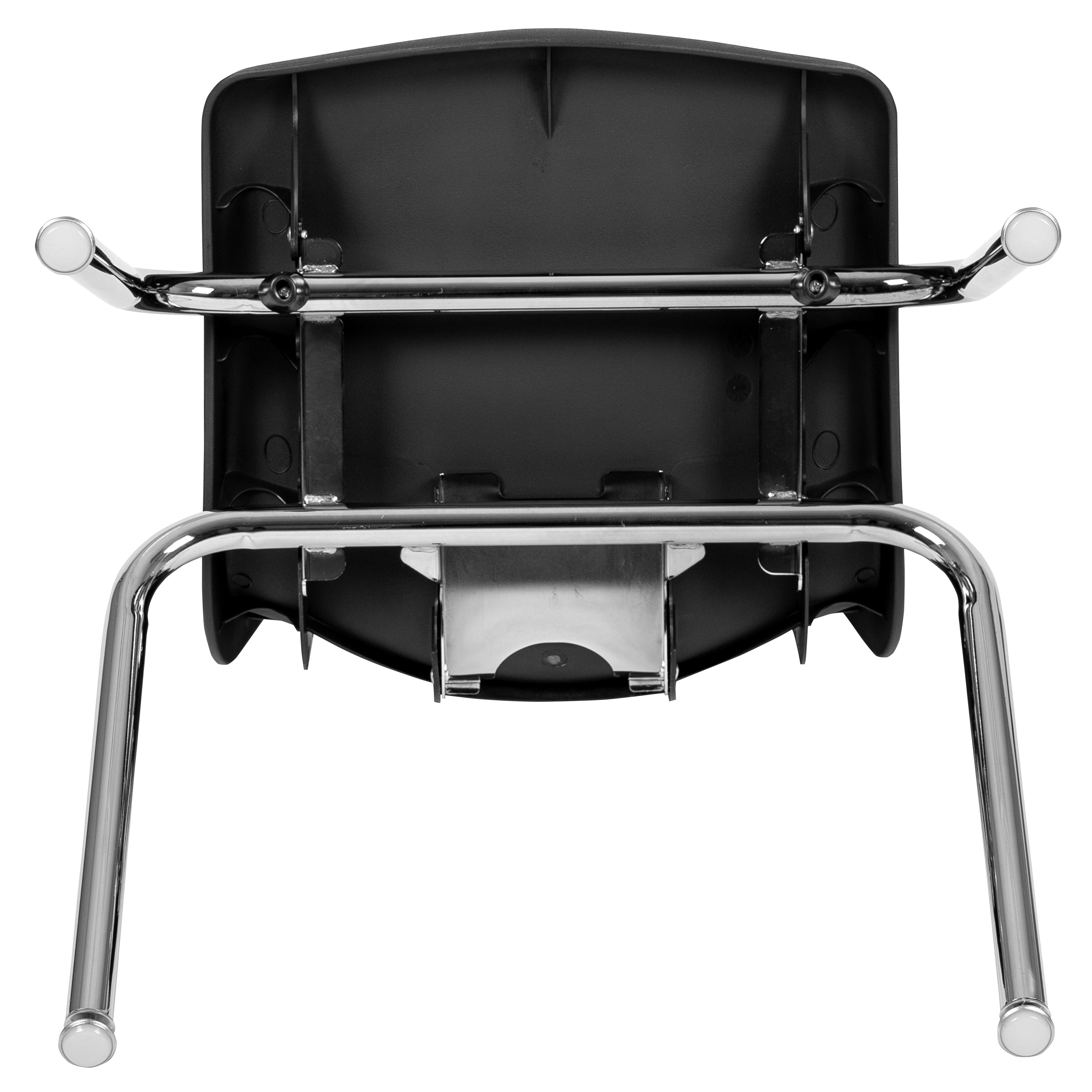 Mickey Advantage Black Student Stack School Chair - 16-inch