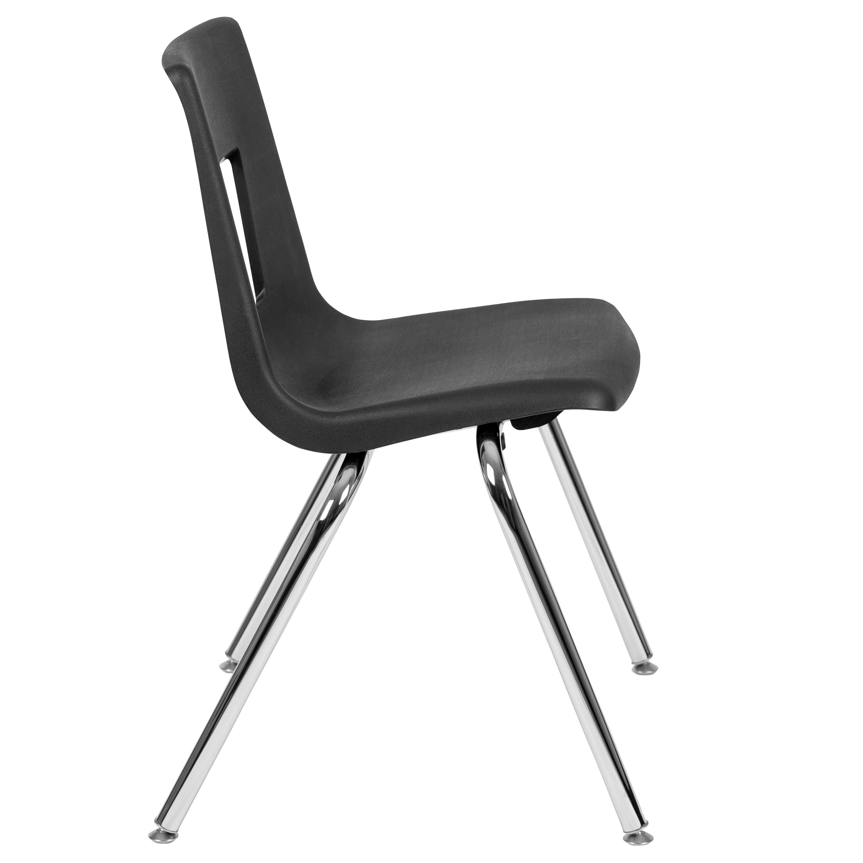 Mickey Advantage Black Student Stack School Chair - 18-inch
