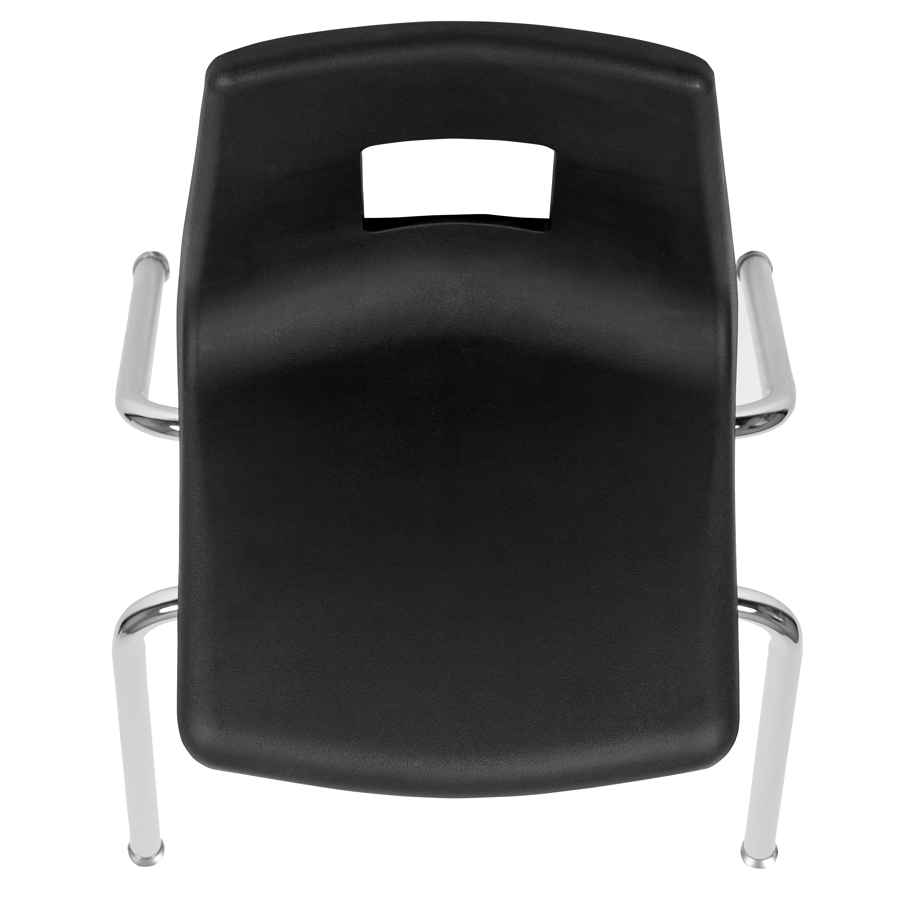 Mickey Advantage Black Student Stack School Chair - 18-inch