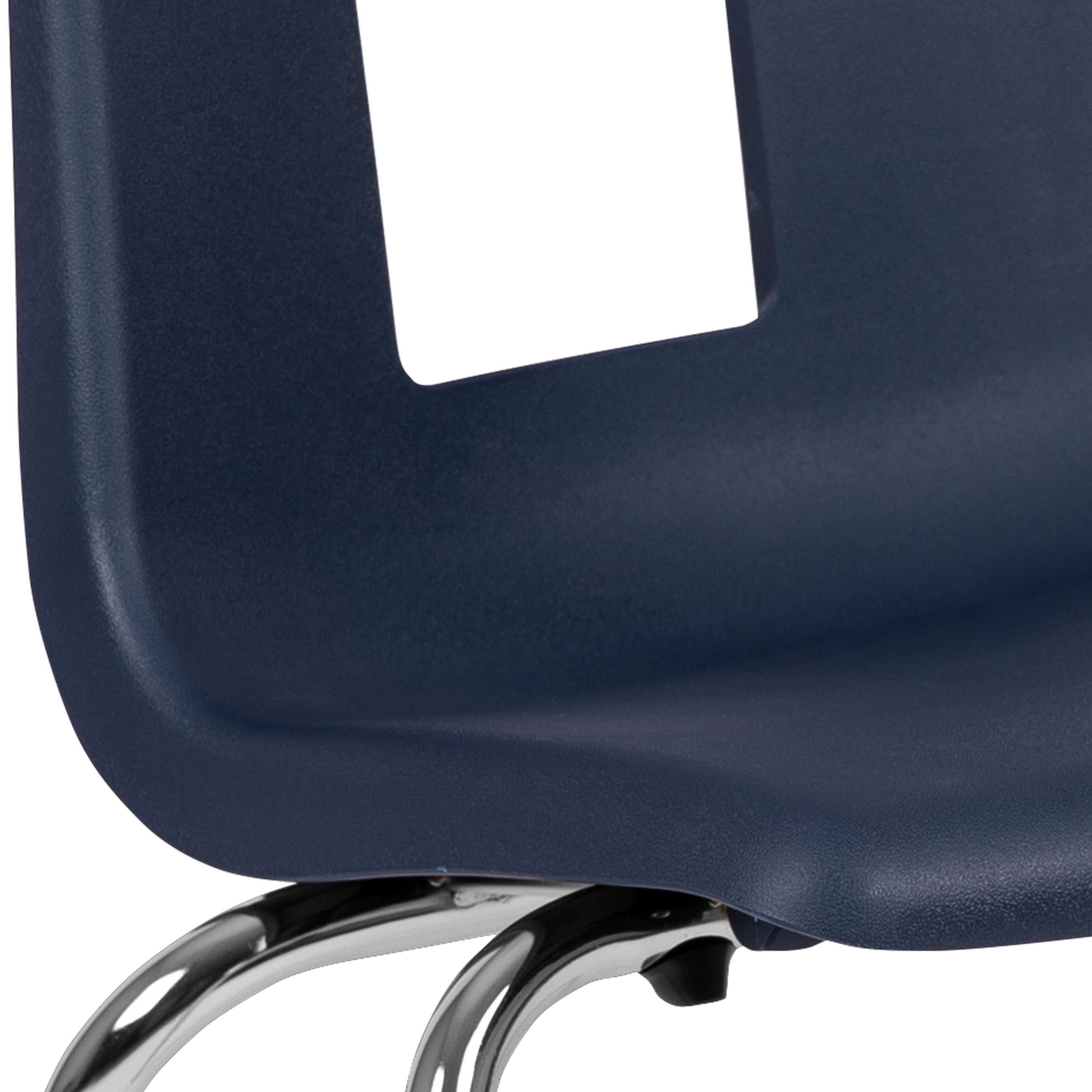 Mickey Advantage Navy Student Stack School Chair - 18-inch