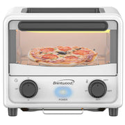 Brentwood Brentwood 3 Liter Stainless Steel Mini Toaster Oven (TS-3430W) - White