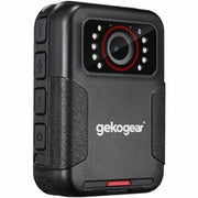 myGEKOgear Aegis 110 Body Cam 1080P Full HD 64GB Built-in Memory, Infrared Night Vision, IP65, 110° Wide-Angle Lens, Long Battery Life, Loop Recording for Security and Law Enforcement