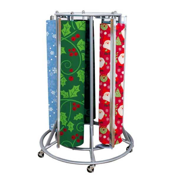 Mobile 5-Roll Paper Rack