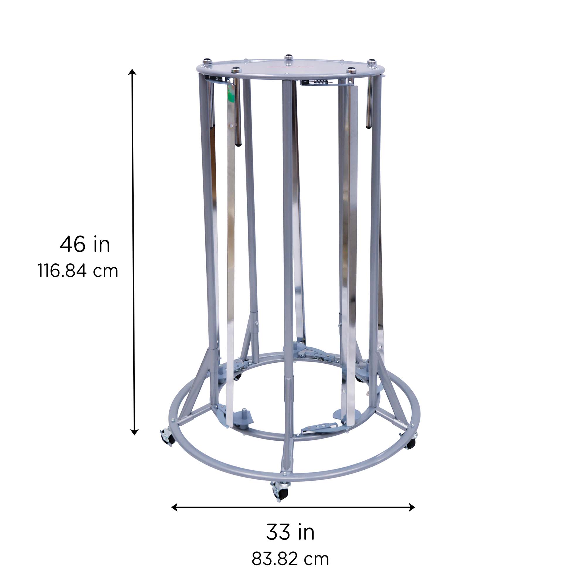 Mobile 5-Roll Paper Rack