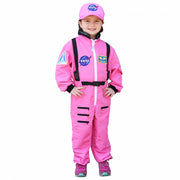 Jr. Astronaut Suit, Pink, Size 4/6, with Embroidered Cap