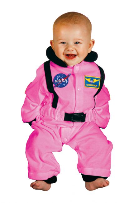 Jr. Astronaut Suit, Pink, Size 6 to 12 Months