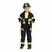 Jr. Fire Fighter Suit, Black, Size 4/6