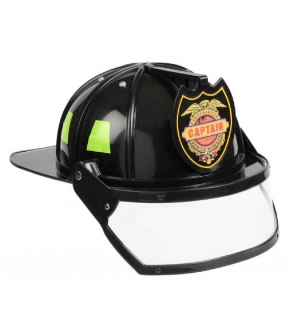 Adult Fire Fighter, Helmet Only, Black