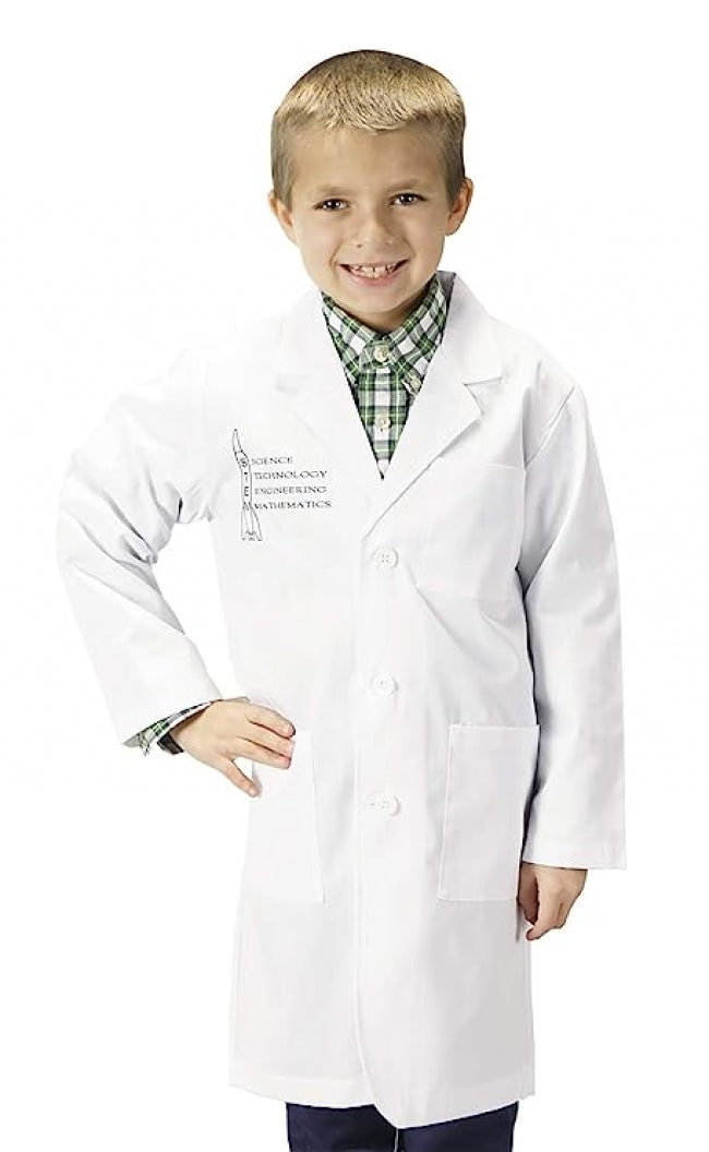 Jr. Lab Coat, 3/4 Length, Size 8/10
