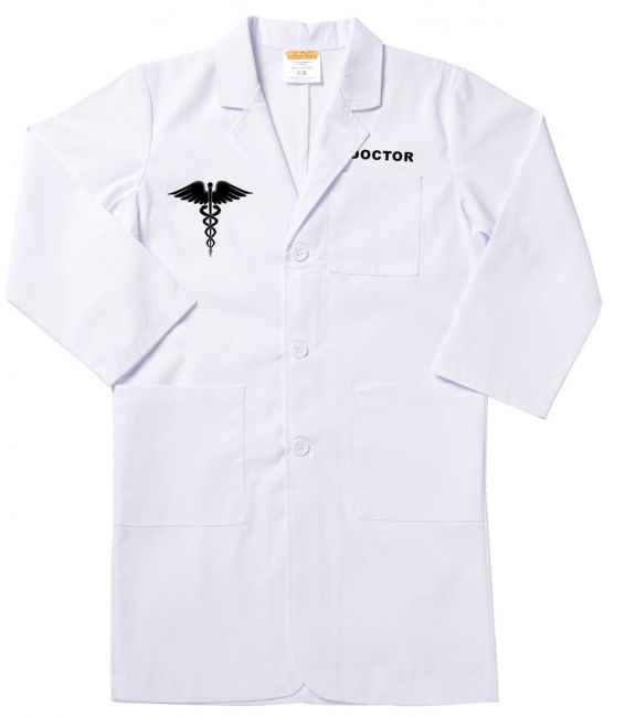 Jr. Doctor Lab Coat, 3/4 Length, Size 12/14
