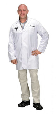 Adult Doctor Lab Coat, 3/4 Length, Size Adult Large