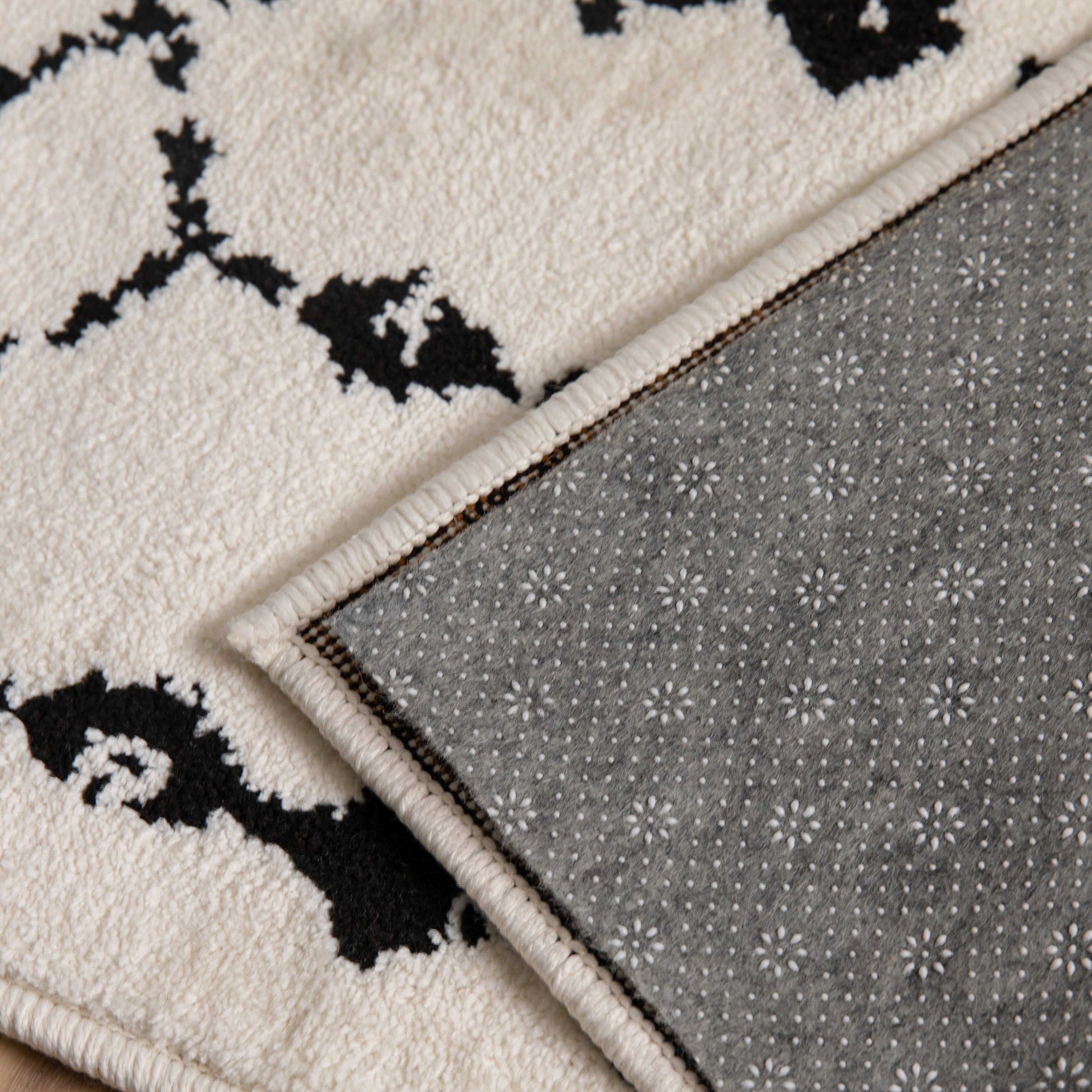 Minnie Slide-Stop® Multi-Surface Reversible Non-Slip Cushion Rug Pad, 1/4" Thick, Floor Protection, for 4'x6' Area Rug, Gray