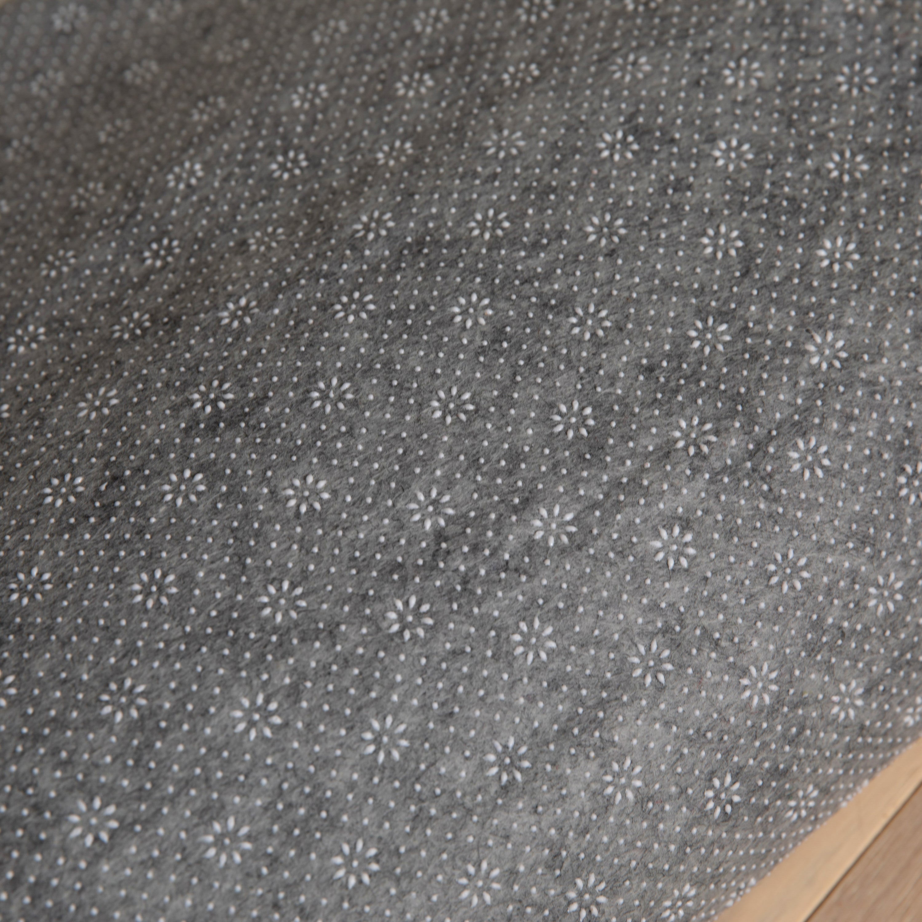 Minnie Slide-Stop® Multi-Surface Reversible Non-Slip Cushion Rug Pad, 1/4" Thick, Floor Protection, for 8'x10' Area Rug, Gray