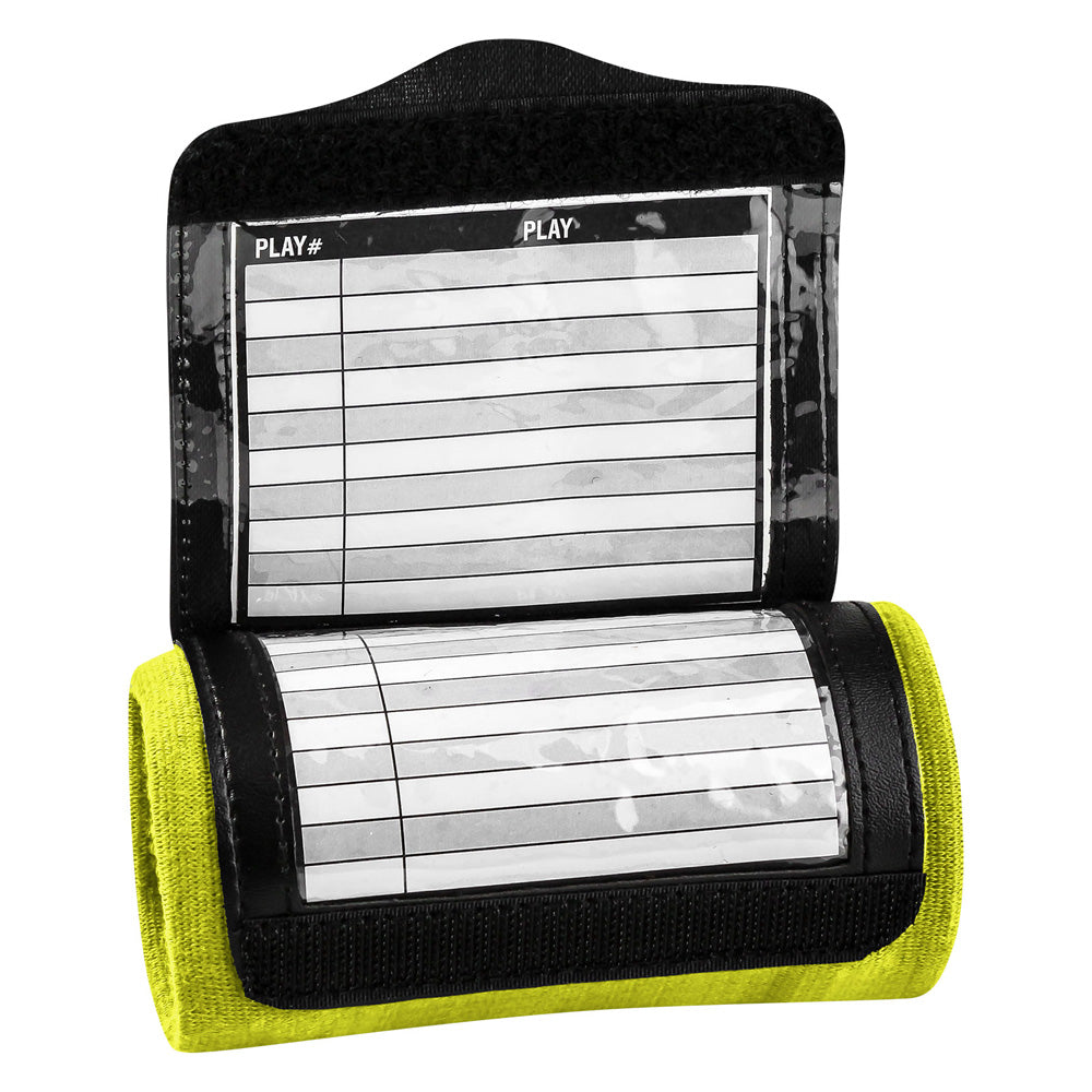 Wristband Playbooks - Optic Yellow, Youth