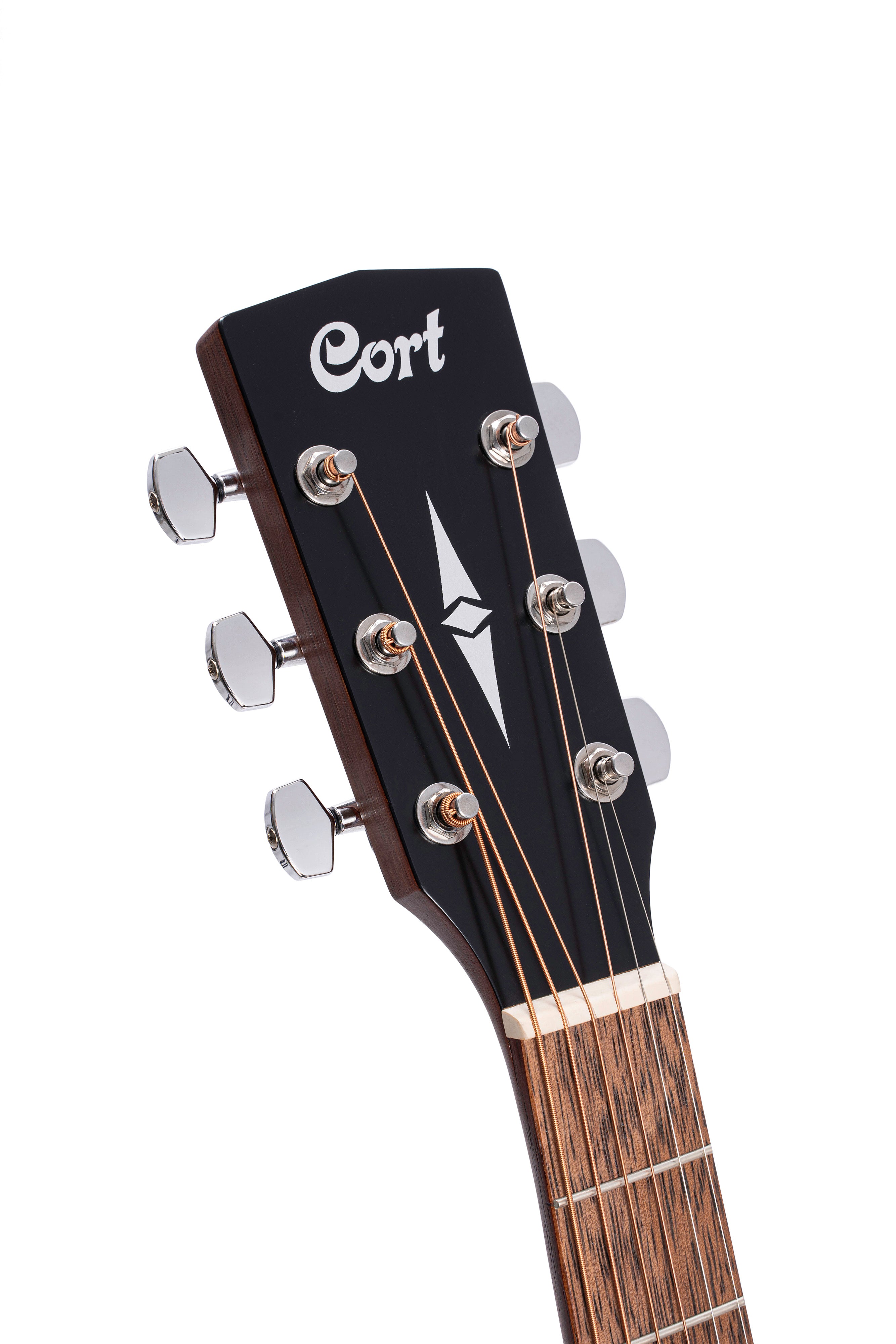 Cort AF510EOP Standard Series Acoustic Electric Concert Guitar. Open Pore