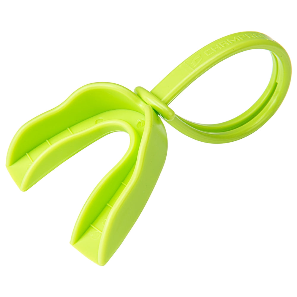 Mouthguard w/Strap - Neon Green, Youth