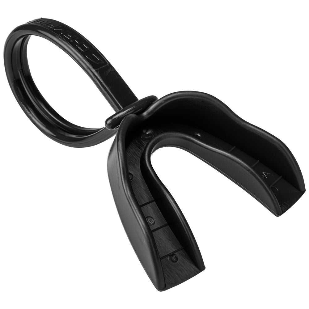 Mouthguard w/Strap - Black, Adult