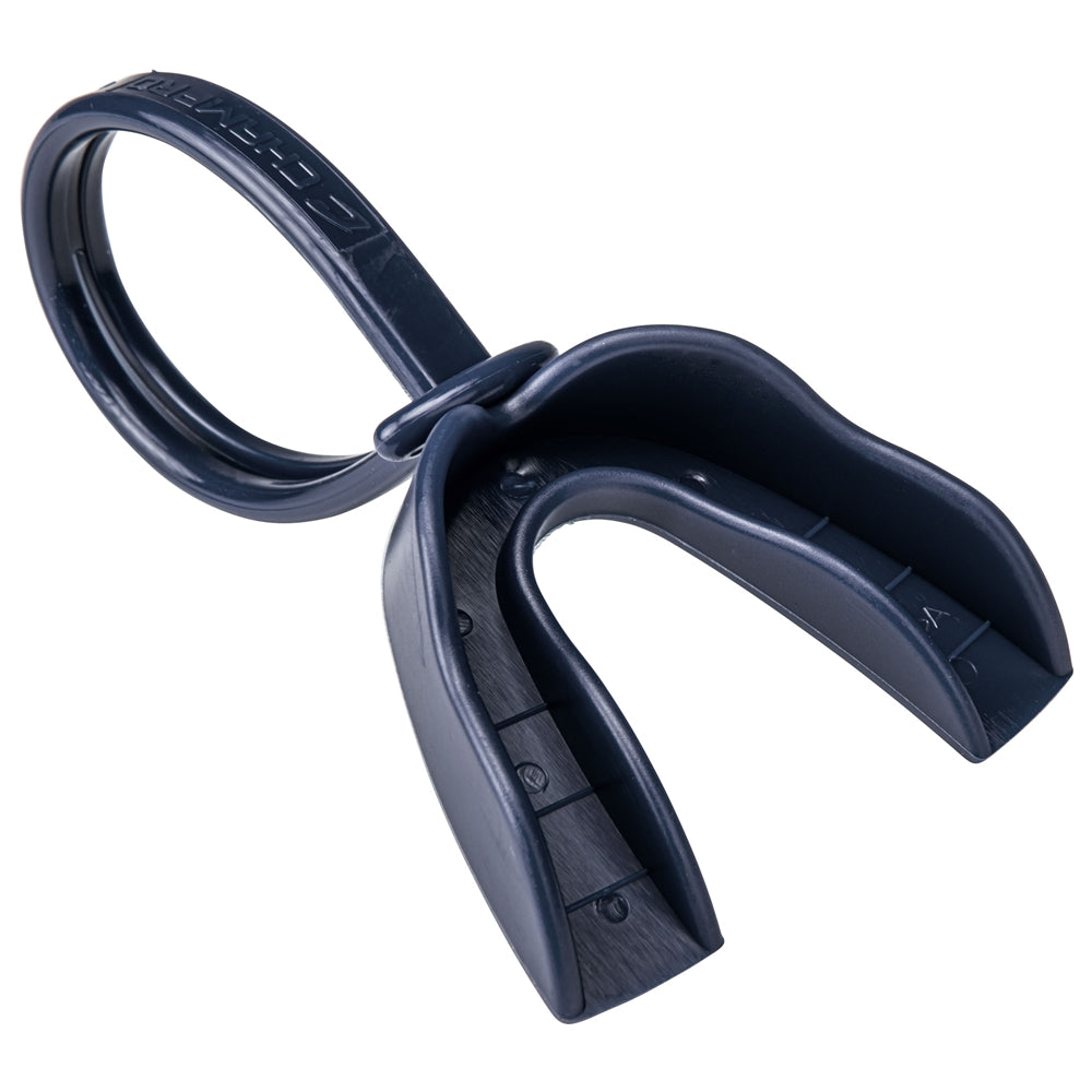 Mouthguard w/Strap - Navy, Youth