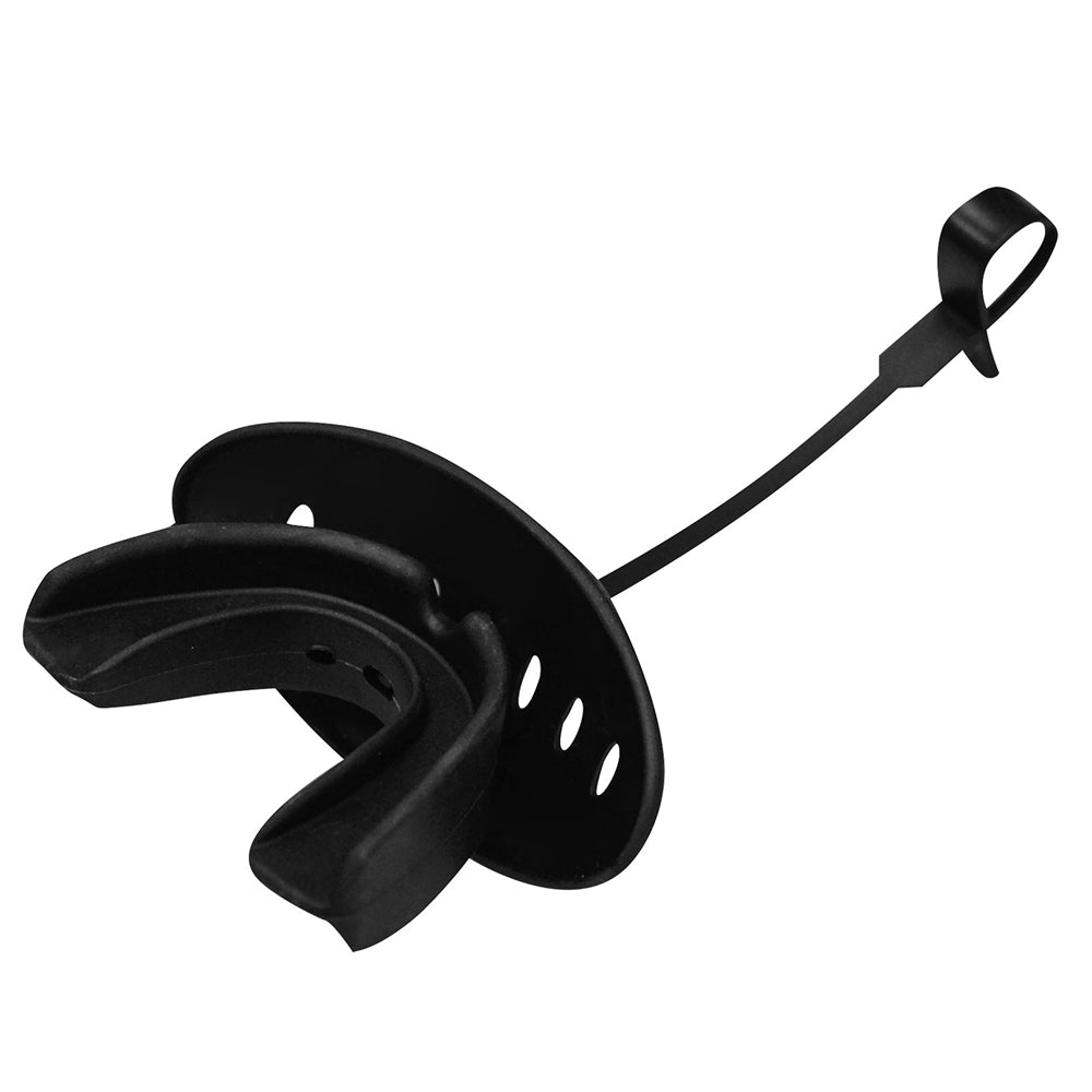 Mouthguard w/Lip Protector - Black, Adult