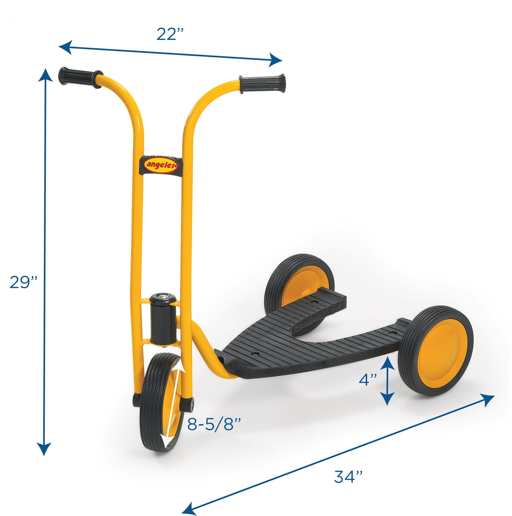 MYRIDER 8" 3-Wheel V Scooter