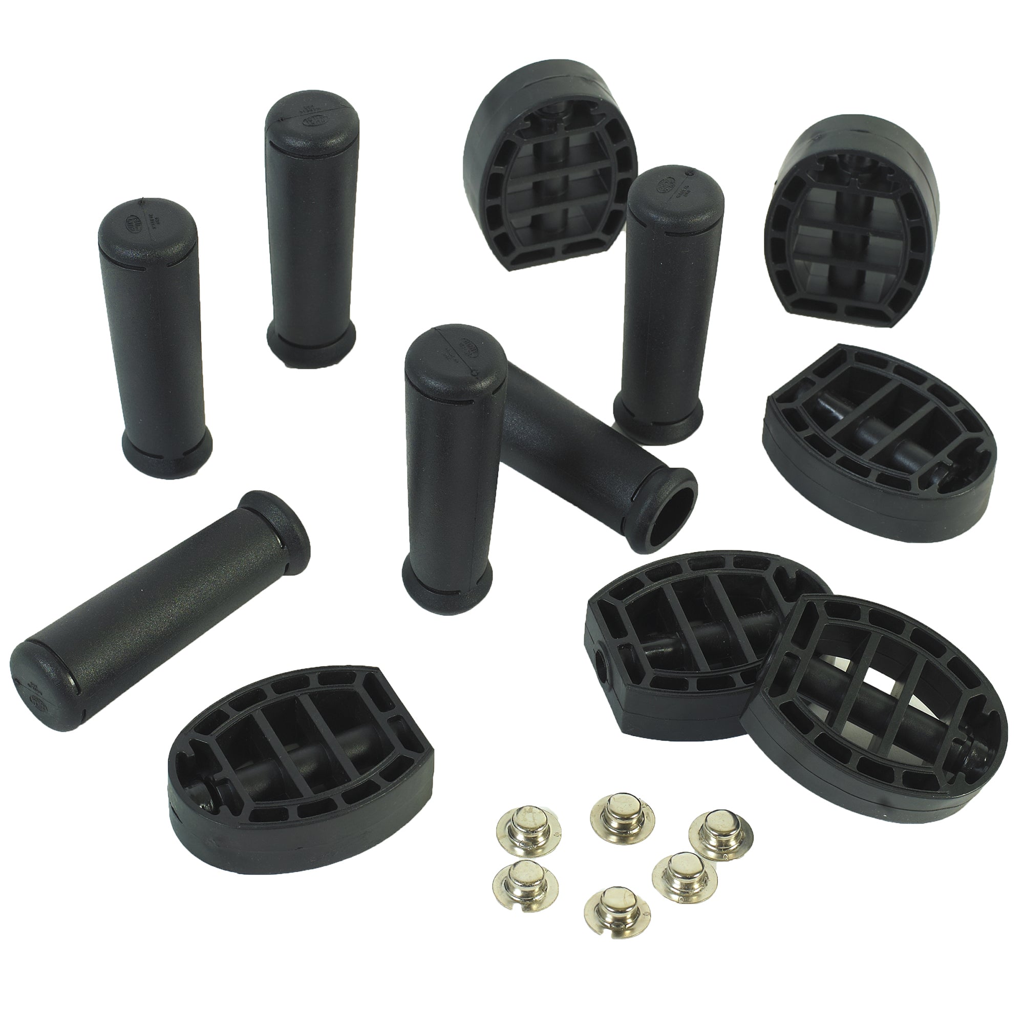CLASSICRIDER Black Pedal & Handgrip Replacement Set