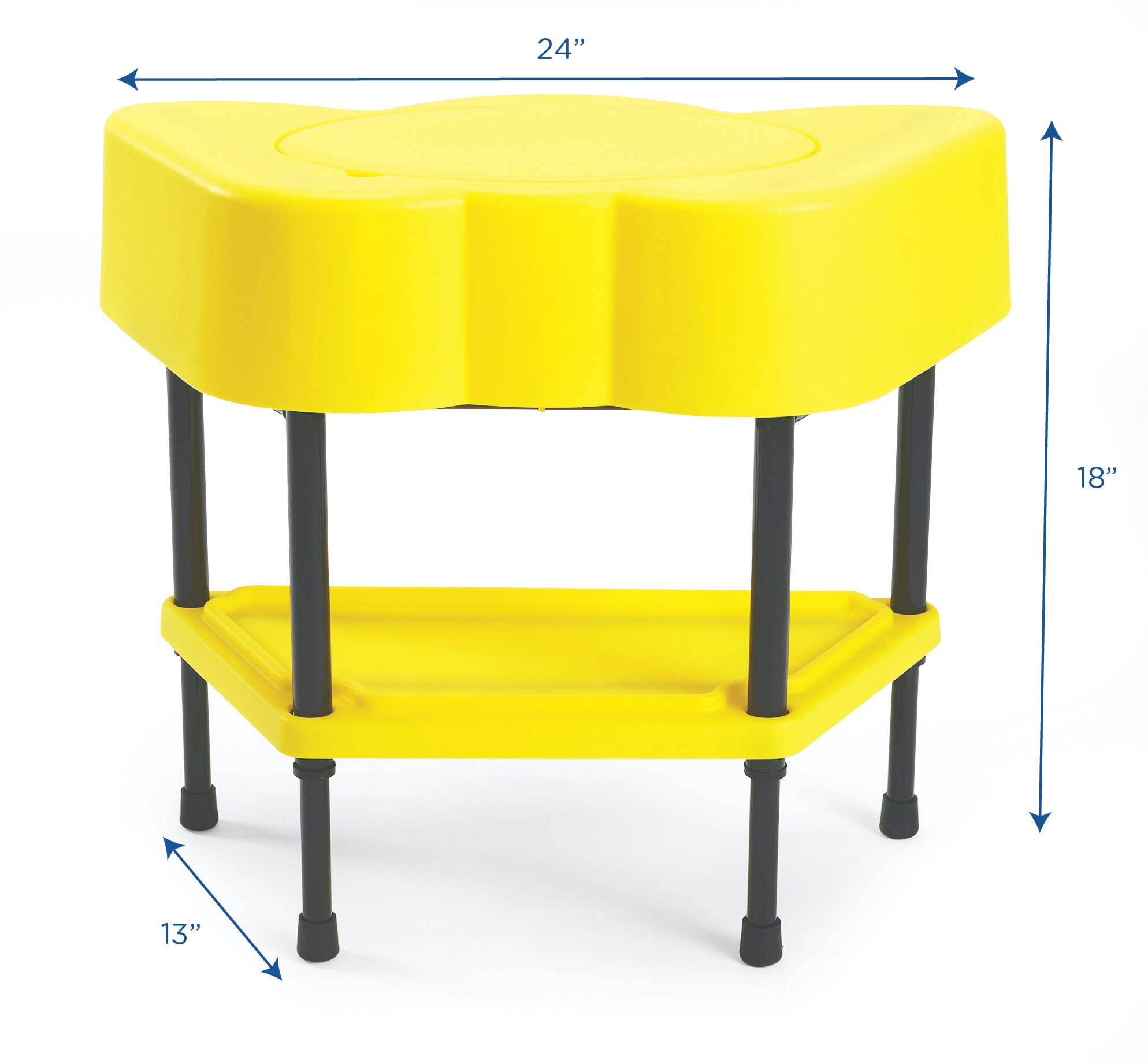 Adjustable Sensory Table - Yellow