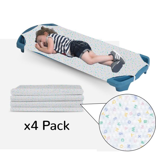 Angels Rest ABC Cot Sheet - Standard - Set of 4
