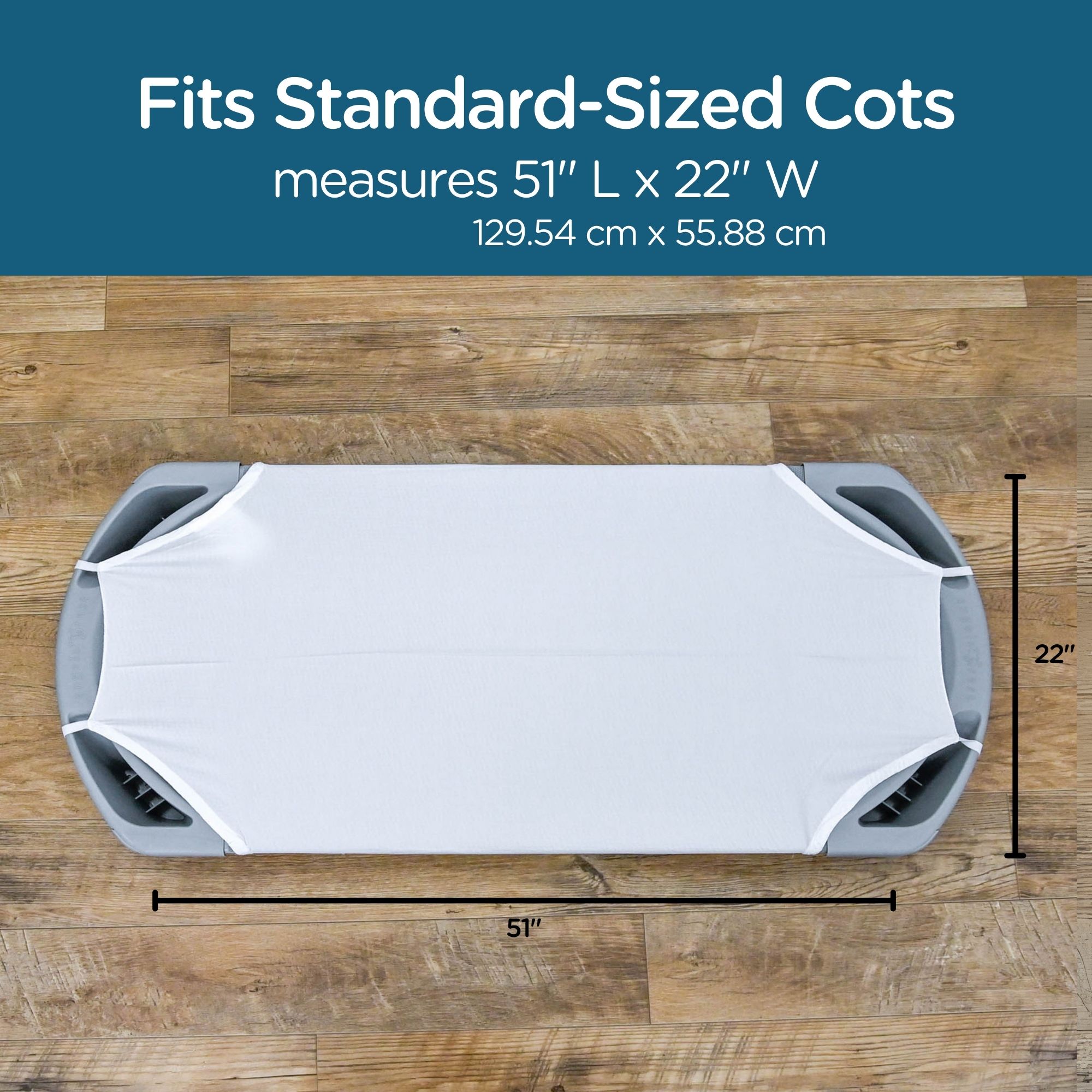 Value Line White Cot Sheet – Standard LF2793 - Set of 100